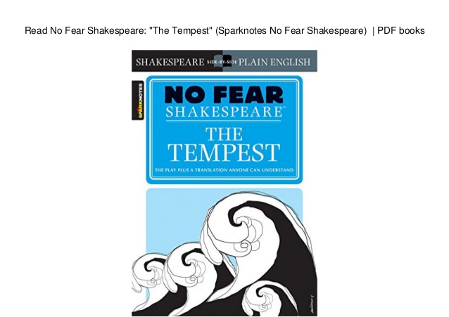 The Tempest Sparknotes